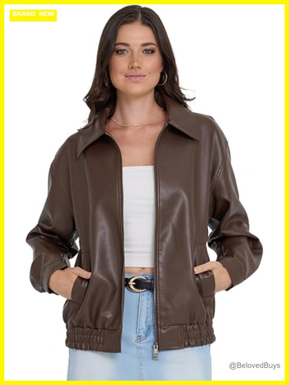 Faux Leather Oversized Bomber Jacket Plus Size Motorcycle Jacket